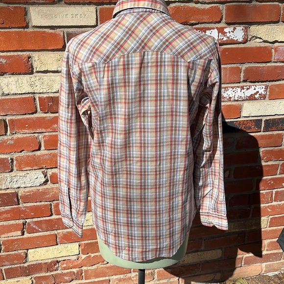 Vintage Stage II Western Plaid Button Down Size Small - Picture 3 of 5